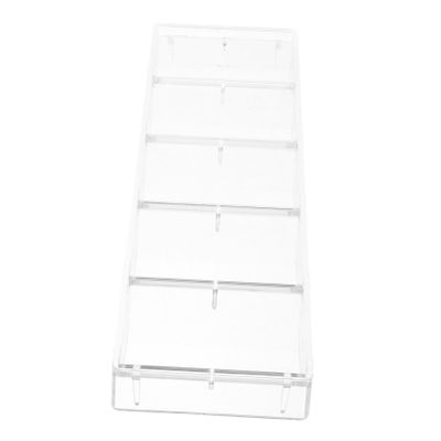 Milisten Capacity Acrylic Poker Chip Tray Poker Chip Holder Portable Case Storage Supplies Card Sorting Tray
