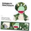Abaodam Adorable Plush Dinosaur Hand Puppet for Interactive Parent Play Fun Plush Puppet for Imaginative Play for Storytelling and Puppet Shows view 2