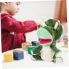 Abaodam Adorable Plush Dinosaur Hand Puppet for Interactive Parent Play Fun Plush Puppet for Imaginative Play for Storytelling and Puppet Shows view 3