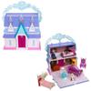 Disney Store Official Princess Micro Toy Set  Frozen - Set Includes Micro Figures of Elsa, Anna, Olaf, & Their Castle - Portable Playset with Handle - Perfect for Fans of Disney Princesses view 1