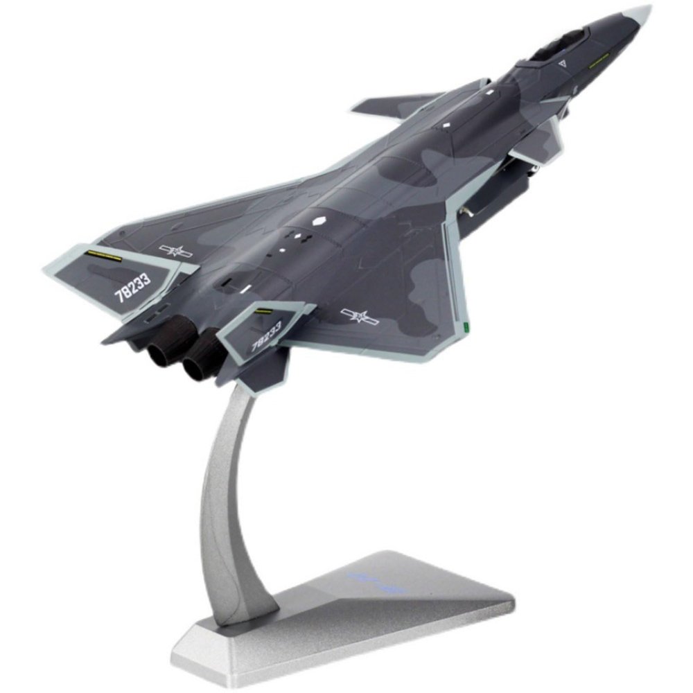 CHICHIYANG 1:72 Liberation Army Air Force Chengdu J-20 Airplane Model Alloy Die-Cast Fighting Aircraft Miniature Hobby Model Kit