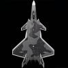 CHICHIYANG 1:72 Liberation Army Air Force Chengdu J-20 Airplane Model Alloy Die-Cast Fighting Aircraft Miniature Hobby Model Kit view 2