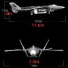 CHICHIYANG 1:72 Liberation Army Air Force Chengdu J-20 Airplane Model Alloy Die-Cast Fighting Aircraft Miniature Hobby Model Kit view 3