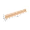 Abaodam Domino Holder Stand 19cm Wooden Decorative Game Rack Holders Letter Block Base Mexican Train view 2