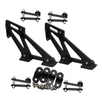Alipis Racing Tail Spoiler Mount Car Spoiler Legs Bracket Strong Stability Anodized Treatment