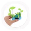 Abaodam Solar Powered Turtle Dashboard Ornament Swinging Turtle Figurine Toy Car Interior Decoration Unique Solar Car Ornament for Office and Vehicle view 4