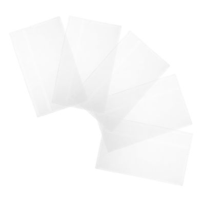 Abaodam 5pcs Banknote Protector Currency Display Frame Money Clear Sleeve Clear Paper Sleeves Binder Banknote Protective Cover
