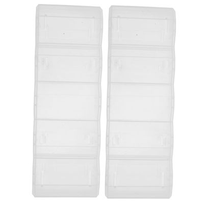 Hemoton Pack Poker Chip Storage Box Professional Poker Chip Case Multi-grid Tray for Easy Management