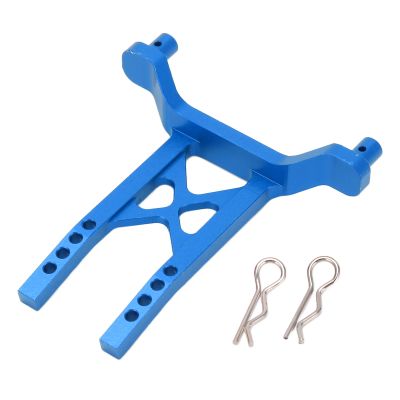 EVTSCAN RC Rear Body Mount Metal Body Shell Mount Support LaTrax Teton 1/18 76054 1 Adjustable Height Aluminum Alloy Lightweight (Blue)
