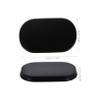 GALPADA Miniature Wooden Base for Dolls Oval Shaped Figure Display Stand for Decor for Collectibles and Clay Figurines Black view 2