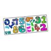 FELTECHELECTR 1set Self-Adhesive Cartoon Number Game Floor Stickers for Boys and Girls Fun Home Decor Lattice Design Educational Playroom Decor Stimulates Imagination and Social Skills view 1