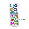 FELTECHELECTR 1set Self-Adhesive Cartoon Number Game Floor Stickers for Boys and Girls Fun Home Decor Lattice Design Educational Playroom Decor Stimulates Imagination and Social Skills view 2