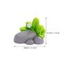 18pcs Miniature Resin Rocks for Grass Landscape Decorative Stone Statues for Terrarium and Bonsai Creative Zen Garden Accessories for Garden Decor view 2