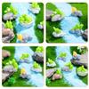 18pcs Miniature Resin Rocks for Grass Landscape Decorative Stone Statues for Terrarium and Bonsai Creative Zen Garden Accessories for Garden Decor view 3