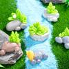 18pcs Miniature Resin Rocks for Grass Landscape Decorative Stone Statues for Terrarium and Bonsai Creative Zen Garden Accessories for Garden Decor view 4