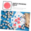 BCOATH Seamless 40mm Raffle Balls 100pcs Plastic Game Balls for Lottery Party Games and Home Entertainment view 3