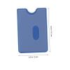 Angoily 42pcs PVC Card Holder Case Id Card Protective Cover Sturdy Sleeves for Id Debit Student view 2
