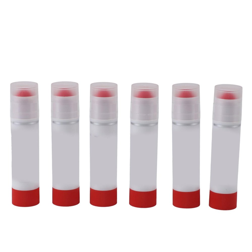 6PCS Tempera Paint Sticks, Washable Paint Sticks Quick Drying Bulk Art Crafts Supplies for Kids and Students (Red)