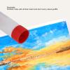 6PCS Tempera Paint Sticks, Washable Paint Sticks Quick Drying Bulk Art Crafts Supplies for Kids and Students (Red) view 3