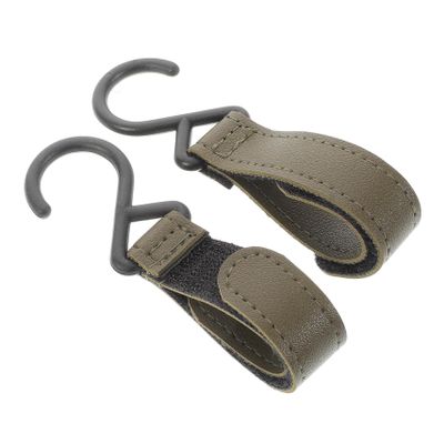Abaodam 2pcs Compact Stroller Strap Hangers Lightweight Stroller Accessory for Easy Storage and Organization of Bags and Diaper Essentials