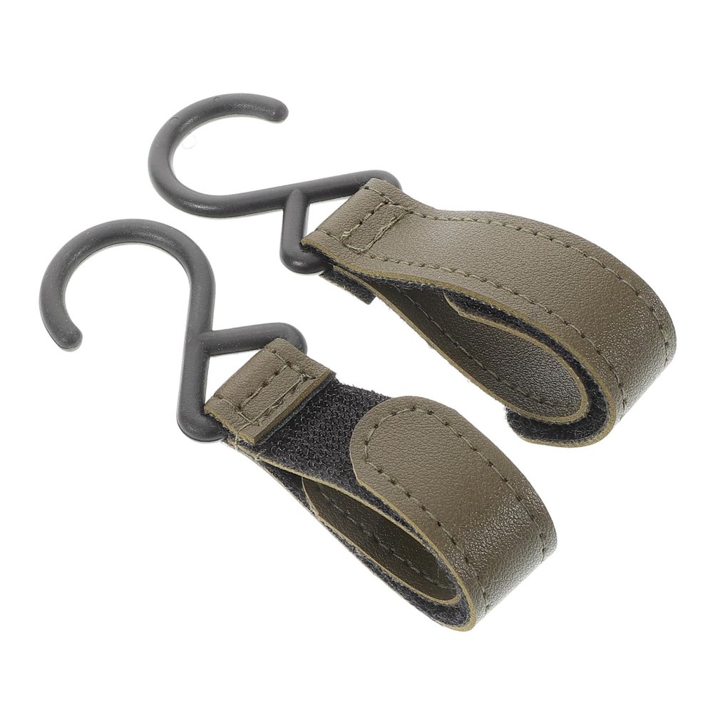Abaodam 2pcs Compact Stroller Strap Hangers Lightweight Stroller Accessory for Easy Storage and Organization of Bags and Diaper Essentials