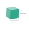 Homoyoyo 50pcs Colorful Wooden Craft Cubes for Projects Square Blocks for Art and Building Smooth Finish for Boys and Girls Crafts and Imaginative Play view 2