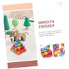 Homoyoyo 50pcs Colorful Wooden Craft Cubes for Projects Square Blocks for Art and Building Smooth Finish for Boys and Girls Crafts and Imaginative Play view 4