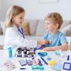 EFO SHM Doctor Kit for Kids, 35 Pcs Kids Doctor Kit for Toddlers 3-5 with Medical Storage Bag & Real Stethoscope, Pretend Play Doctor Set for Fun Role Playing Game view 3