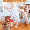 Dinosaur Toys for Kids 3-4 Year Old Boy,Roar Music and Lights Toddler Toy for Boys Girls,Moving Dino Baby Toy with Mist Spray & 1 Wheel,Electric Dinosaur Toy for Kids 3-5 Christmas Birthday Gifts view 4