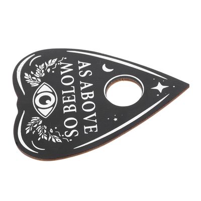 FELTECHELECTR Wooden Divination Heart Shape Board for Decision-Making Creative Pendulum Alphabet Decor for Home Use Special Occasions Like Weddings and Birthdays
