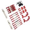 RC Car Upgrade Parts for WPL for C14 C24 C24-1 C54 1/16 Metal for Chassis Link Rod Pull Rod Mount Shock Absorber Drive Shaft Set RC Car Upgrade Parts(Red) view 2