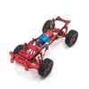 RC Car Upgrade Parts for WPL for C14 C24 C24-1 C54 1/16 Metal for Chassis Link Rod Pull Rod Mount Shock Absorber Drive Shaft Set RC Car Upgrade Parts(Red) view 3