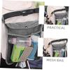 Abaodam 2pcs Baby Stroller Hanging Bag Organizer Portable Mesh Storage for Infant Trolley Waterproof Linen Fabric for Travel and Outdoor Activities view 3