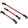 8146 Steering Pan Drag Link Compatible with Traxxas TRX-4 Upgrade 8140R 8146R Rc Car Aluminum Alloy TRX4 Part Replacement(Red) view 1