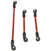 8146 Steering Pan Drag Link Compatible with Traxxas TRX-4 Upgrade 8140R 8146R Rc Car Aluminum Alloy TRX4 Part Replacement(Red) view 3