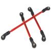 8146 Steering Pan Drag Link Compatible with Traxxas TRX-4 Upgrade 8140R 8146R Rc Car Aluminum Alloy TRX4 Part Replacement(Red) view 4