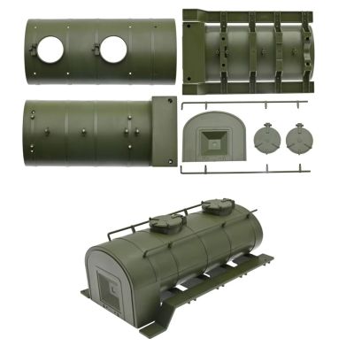 cvking RC Car Upgrade Parts for WPL for B14 B24 B16 B36 1/16 Oil for Tank Decorate RC Crawler Car Military Truck(Oil Tank)