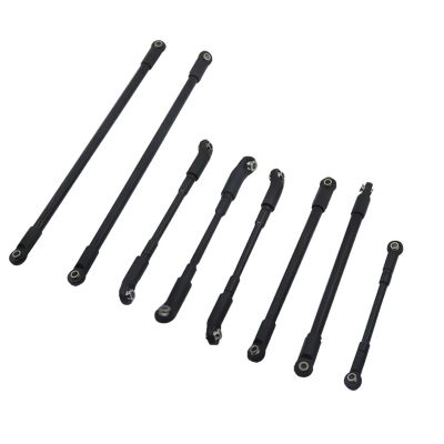 RC Car Upgrade Parts for Defender D110 1/10 8Pcs RC Crawler Car Truck Upgrade Parts Link Rod Linkage Set Remote Control Car Replacement DIY Parts