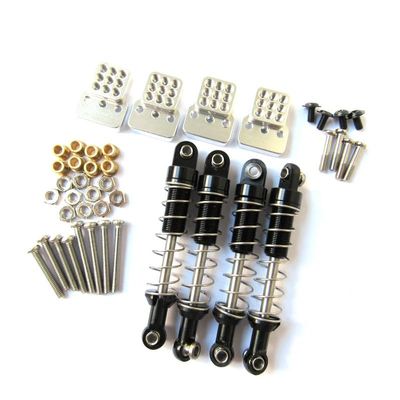 4Pcs Shock Absorber Damper with Extender for WPL C14 C24 MN D90 D91 D99S RC Car Accessories