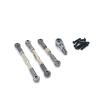 3PCs Metal Steering Rocker Rod Linkage with Serve Arm for 1/12 Wltoys 12402 RC Car Upgrade Parts Universal(Gold) view 4