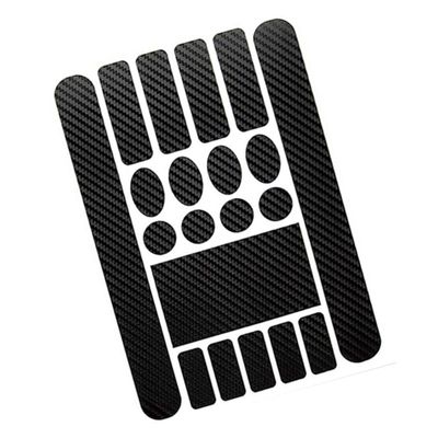 Milisten 5sheets Outdoor Bike Frame Protector Scratch-Resistant Sticker for and Folding Carbon Fiber Black Chainstay Film Decals