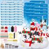 EOBOH 100pcs Snowman Craft, Build a Snowman Kit Indoor Decor, Snowman Kit DIY Christmas Ornaments, Creative Air Dry Modeling Clay Bulk, Xmas School Family Party Activities Snowman Making Set view 1
