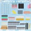EOBOH 100pcs Snowman Craft, Build a Snowman Kit Indoor Decor, Snowman Kit DIY Christmas Ornaments, Creative Air Dry Modeling Clay Bulk, Xmas School Family Party Activities Snowman Making Set view 2