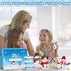 EOBOH 100pcs Snowman Craft, Build a Snowman Kit Indoor Decor, Snowman Kit DIY Christmas Ornaments, Creative Air Dry Modeling Clay Bulk, Xmas School Family Party Activities Snowman Making Set view 4