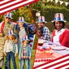 12 Pcs Independence Day Hat American Flag Top Hats Patriotic 4th of July Hats for Men Women Independence Memorial Day Party Costume Accessories view 4