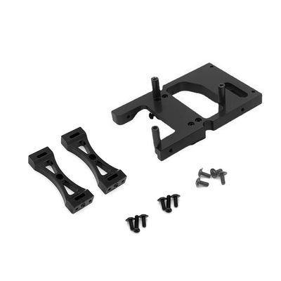 C14 C24 B14 B24 D90 MN99S Metal Servo Mount Bracket Beam Crossbeam Set RC Car Upgrades Parts Accessories(Black)