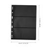 BATHVEVE 10pcs Double-Sided Album Pages for Stamp and Currency Collection Spacious Storage Inserts Elegant Design for and Rearrangement view 2