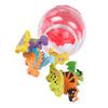 LIOOBO Piece Wooden Dinosaur Toy Set Educational Playthings for Boys and Girls Dinosaur Boys Girls view 1