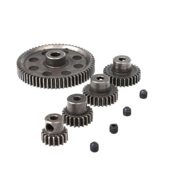 11184 Metal Diff Main Gear 64T 11181 Motor Pinion Gears 17T 21T 26T 29T Truck 1/10 RC Parts HSP Himoto Amax Redcat Exceed 94111(17T21T26T29T64T)