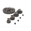 11184 Metal Diff Main Gear 64T 11181 Motor Pinion Gears 17T 21T 26T 29T Truck 1/10 RC Parts HSP Himoto Amax Redcat Exceed 94111(17T21T26T29T64T) view 1